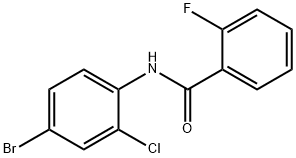 N-(4-溴-2-氯苯基)-2-氟苯甲酰胺