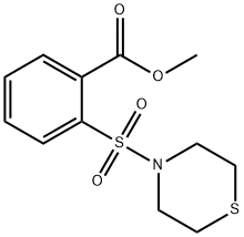 2-(Thiomorpoline-4-sulfonyl)-benzoic acid methyl ester