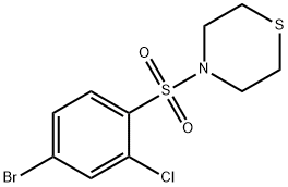 4-(4-Bromo-2-chloro-benzenesulfonyl)-thiomorpholine