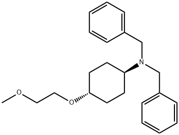 Benzenemethanamine, N-[trans-4-(2-methoxyethoxy)cyclohexyl]-N-(phenylmethyl)-