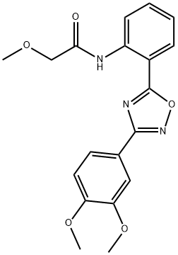 N-{2-[3-(3,4-dimethoxyphenyl)-1,2,4-oxadiazol-5-yl]phenyl}-2-methoxyacetamide