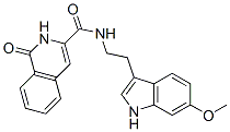 3-Isoquinolinecarboxamide,  1,2-dihydro-N-[2-(6-methoxy-1H-indol-3-yl)ethyl]-1-oxo-