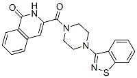 1(2H)-Isoquinolinone,  3-[[4-(1,2-benzisothiazol-3-yl)-1-piperazinyl]carbonyl]-