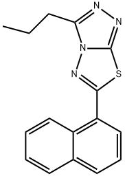 6-(1-naphthyl)-3-propyl[1,2,4]triazolo[3,4-b][1,3,4]thiadiazole
