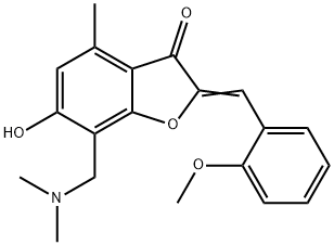 7-[(dimethylamino)methyl]-6-hydroxy-2-(2-methoxybenzylidene)-4-methyl-1-benzofuran-3(2H)-one