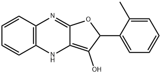 Furo[2,?3-?b]?quinoxalin-?3-?ol, 2,?4-?dihydro-?2-?(2-?methylphenyl)?- (9CI)