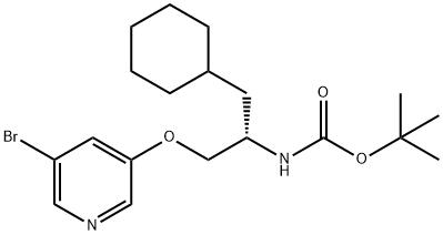 [2-(5-BroMo-pyridin-3-yloxy)-1-cyclohexylMethyl-ethyl]-carbaMic acid tert-butyl ester