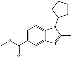 Methyl 1-cyclopentyl-2-Methyl-1,3-benzodiazole-5-carboxylate