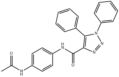 N-[4-(acetylamino)phenyl]-1,5-diphenyl-1H-1,2,3-triazole-4-carboxamide