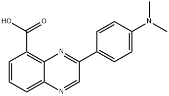 3-(4-DIMETHYLAMINO-PHENYL)-QUINOXALINE-5-CARBOXYLIC ACID