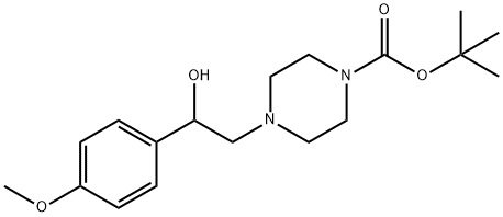 4-[2-HYDROXY-2-(4-METHOXY-PHENYL)-ETHYL]-PIPERAZINE-1-CARBOXYLIC ACID TERT-BUTYL ESTER