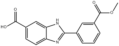 2-(3-Methoxycarbonylphenyl)-1H-benzimidazole-5-carboxylic acid
