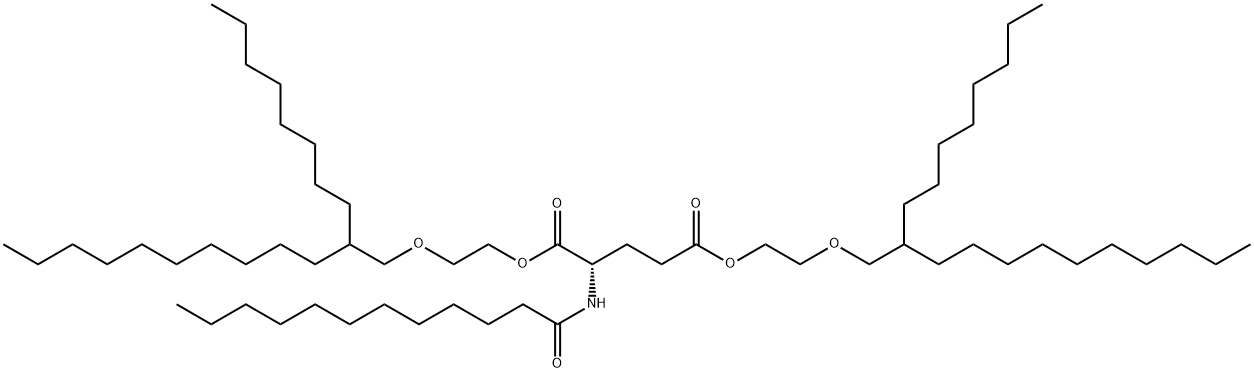 bis[2-[(2-octyldodecyl)oxy]ethyl] N-(1-oxododecyl)-L-glutamate