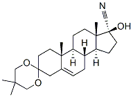 (17-alpha)-3,3-[(2,2-dimethylpropane-1,3-diyl)bis(oxy)]-17-hydroxyandrost-5-ene-17-carbonitrile