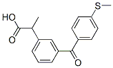 2-[3-[4-(methylthio)benzoyl]phenyl]propionic acid