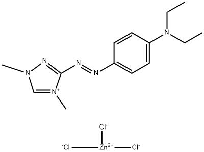 3-[[4-(diethylamino)phenyl]azo]-1,4-dimethyl-1H-1,2,4-triazolium trichlorozincate(1-)