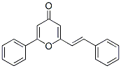 2-phenyl-6-(2-phenylethenyl)pyran-4-one