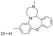 1,3,4,14b-tetrahydro-2,7-dimethyl-2H-dibenzo[b,f]pyrazino[1,2-d][1,4]oxazepine monohydrochloride