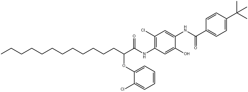 N-[4-(4-tert-Butylbenzoylamino)-2-chloro-5-hydroxyphenyl]-2-(2-chlorophenoxy)tetradecanamide