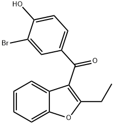 (3-溴-4-羟苯基)(2-乙基-3-苯并呋喃基)-甲酮