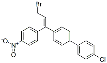(Z)-4-[3-bromo-1-(4-nitrophenyl)-1-propenyl]-4'-chloro-1,1'-biphenyl