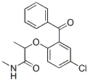 2-(2-benzoyl-4-chlorophenoxy)-N-methylpropionamide