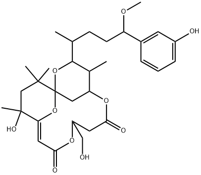 17-Debromo-2,3-didehydro-3-deoxy-31-nor-4-hydroxyaplysiatoxin