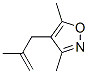 Isoxazole, 3,5-dimethyl-4-(2-methyl-2-propenyl)- (9CI)