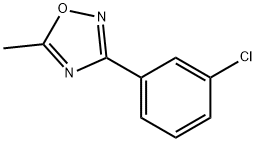 1,2,4-Oxadiazole, 3-(3-chlorophenyl)-5-Methyl-