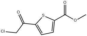 2-Thiophenecarboxylic acid, 5-(chloroacetyl)-, methyl ester (9CI)