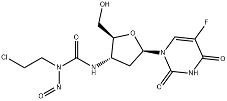3'-(3-(2-chloroethyl)-3-nitrosoureido)-2',3'-dideoxy-5-fluorouridine