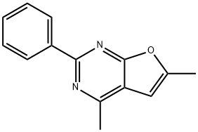 4,6-dimethyl-2-phenylfuro[2,3-d]pyrimidine