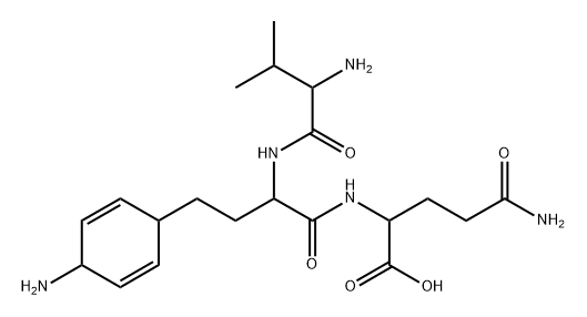 L-Val-4-(4α-Amino-2,5-cyclohexadien-1β-yl)-L-Abu-L-Gln-OH