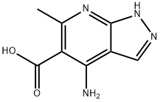 1H-Pyrazolo[3,4-b]pyridine-5-carboxylicacid,4-amino-6-methyl-(9CI)