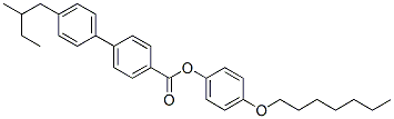 4'-(2-Methylbutyl)-1,1'-biphenyl-4-carboxylic acid 4-heptyloxyphenyl ester