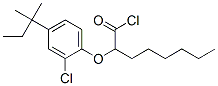 2-(2-Chloro-4-tert-pentylphenoxy)octanoyl chloride