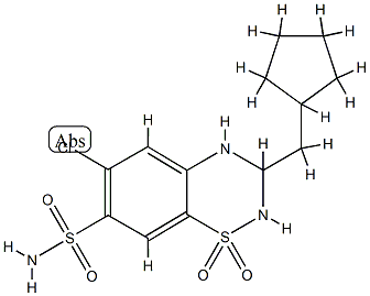 (+)-Cyclopenthiazide