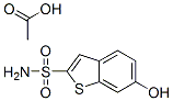 6-hydroxybenzo(b)thiophene-2-sulfonamide acetate ester