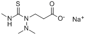 Sodium 3-(2,2-dimethyl-1-methylthiocarbamoylhydrazino)propionate
