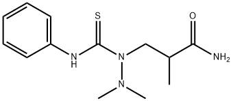 3-(2,2-Dimethyl-1-phenylthiocarbamoylhydrazino)-2-methylpropionamide
