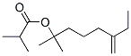 1,1-dimethyl-5-methyleneheptyl isobutyrate