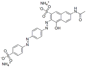 diammonium 7-acetamido-4-hydroxy-3-[[4-[(4-sulphonatophenyl)azo]phenyl]azo]naphthalene-2-sulphonate