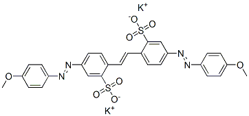 dipotassium 4,4'-bis[(4-methoxyphenyl)azo]stilbene-2,2'-disulphonate