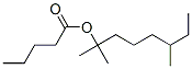 1,1,5-trimethylheptyl valerate