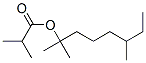 1,1,5-trimethylheptyl isobutyrate
