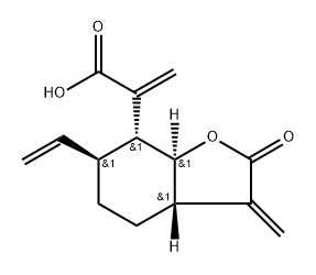 (3aS,7aα)-Octahydro-6β-ethenyl-α,3-bis(methylene)-2-oxo-7α-benzofuranacetic acid