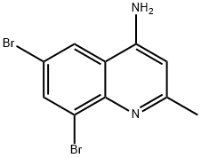 4-AMINO-6,8-DIBROMO-2-METHYLQUINOLINE
