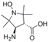3-Pyrrolidinecarboxylicacid,4-amino-1-hydroxy-2,2,5,5-tetramethyl-,trans-(9CI)