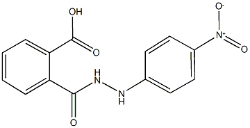 2-[(2-{4-nitrophenyl}hydrazino)carbonyl]benzoic acid