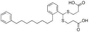 5-(2-(8-phenyloctyl)phenyl)-4,6-dithianonanedioic acid